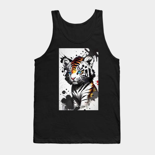 Baby tiger Tank Top by Voodoo Production